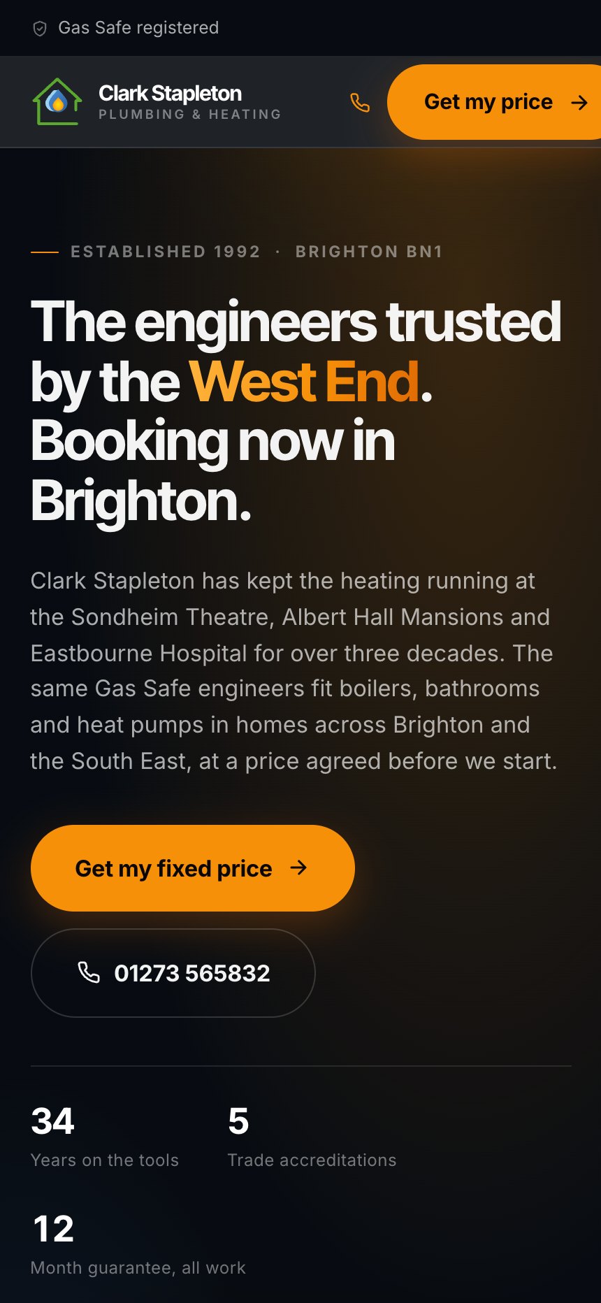 Clark Stapleton on mobile