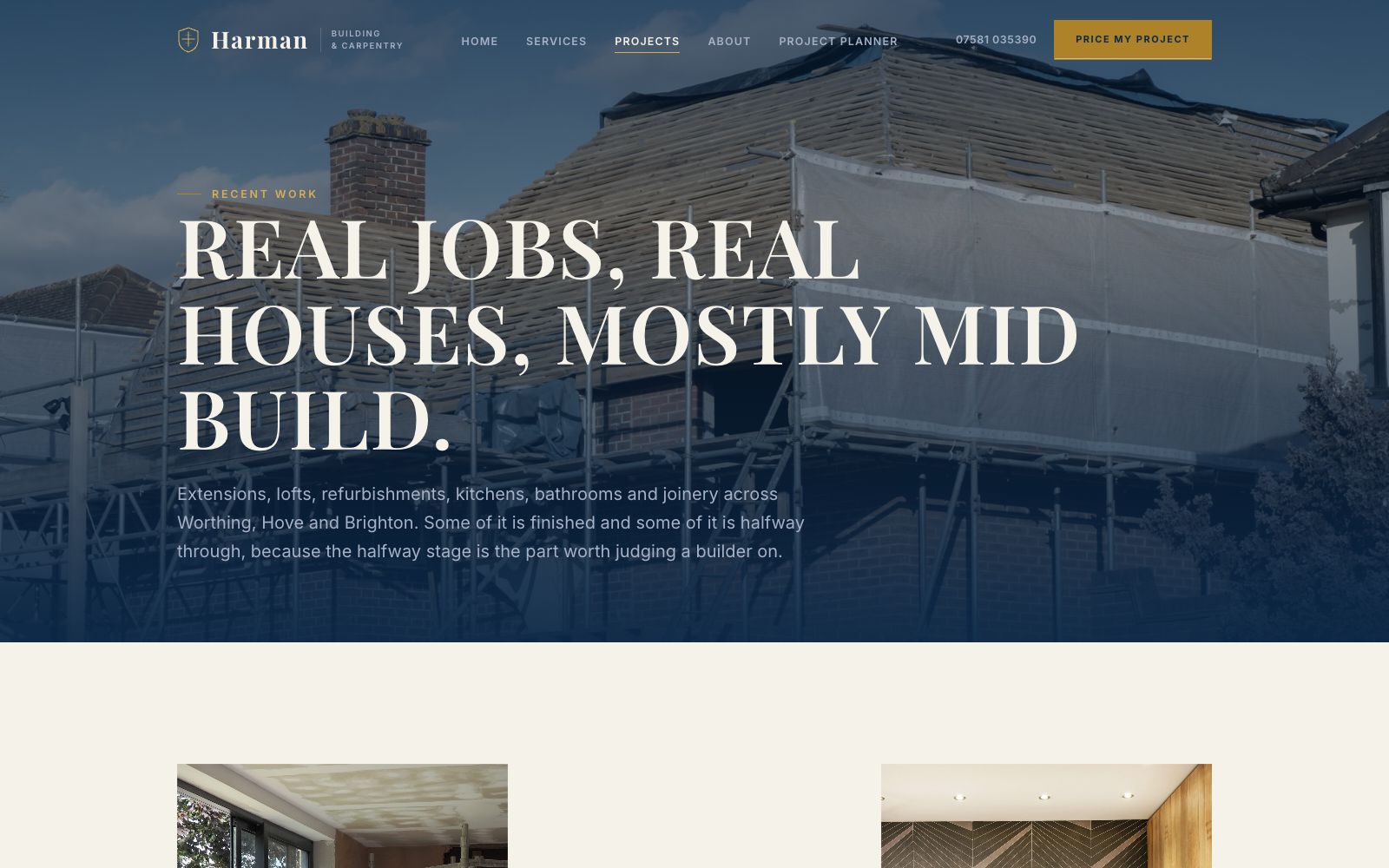 Harman Building & Carpentry Projects page