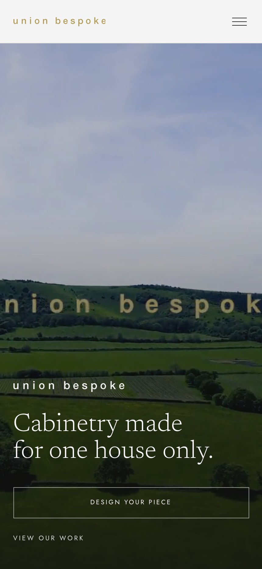 Union Bespoke on mobile